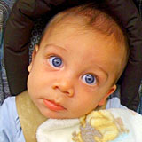 blue eyed infant