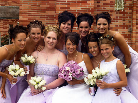 Jamie's bridesmaids