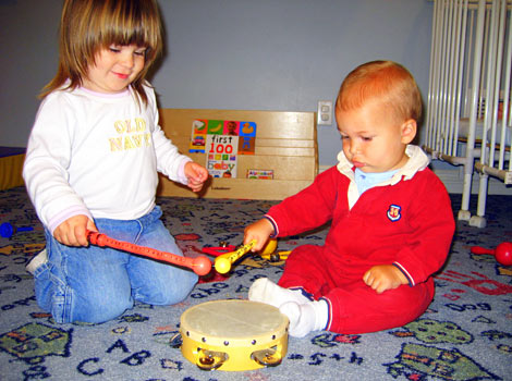 music and dance at Building Blocks Home Daycare