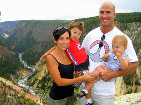 Family in Yosemite National Park