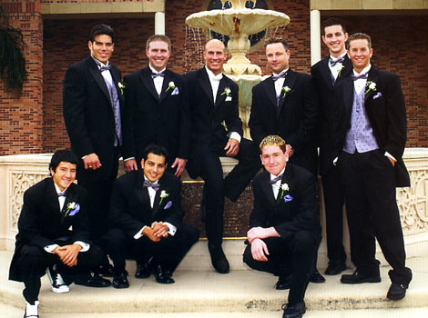 Eric's groomsmen